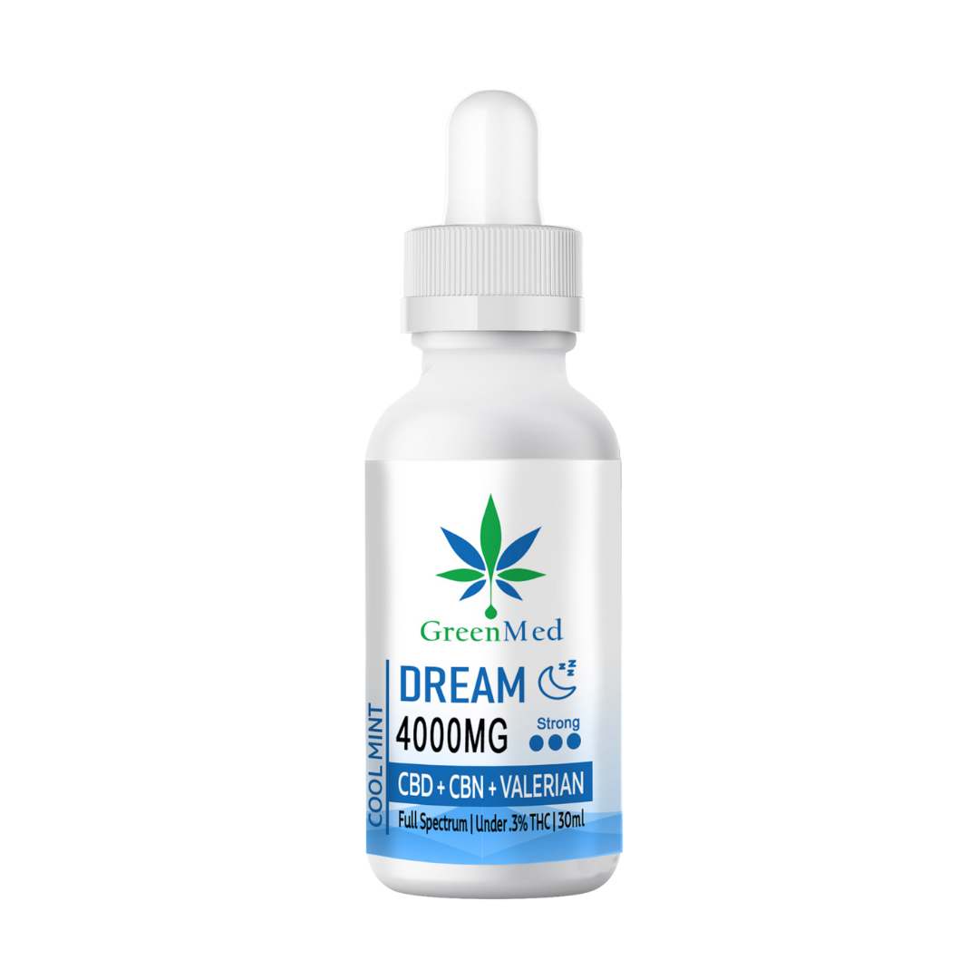 GreenMed DREAM CBD + CBN + Valerian Tincture | GreenMed Health