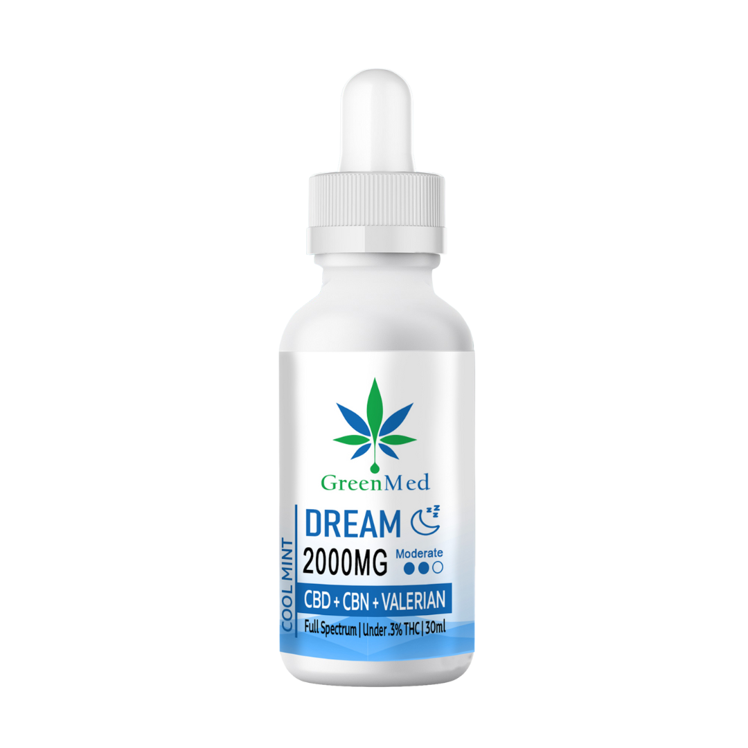 GreenMed DREAM CBD + CBN + Valerian Tincture | GreenMed Health